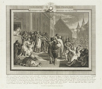 KG 13937
<br/>
Geschiedenis F: 1346, opoffering van de burgers te Calais
<br/>
<em>Dambrun, Jean (1741-1808)</em>